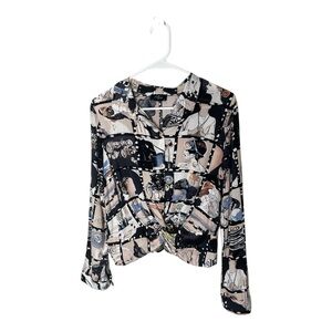 Milk & Honey Abstract Faces Top